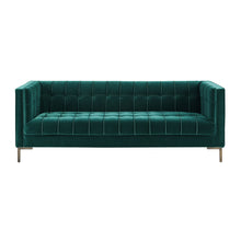 Load image into Gallery viewer, Isaac - Channel Stitch Velvet Sofa