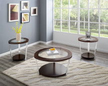 Load image into Gallery viewer, Duncan - 3 Piece Table Set - Brown