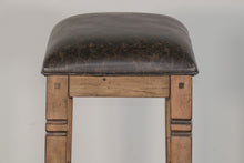Load image into Gallery viewer, Doe Valley - Backless Stool With Cushion Seat - Brown / Black