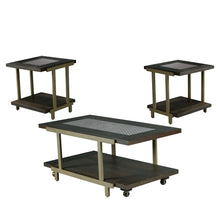 Load image into Gallery viewer, Terrell - 3 Piece Table Set - Brown