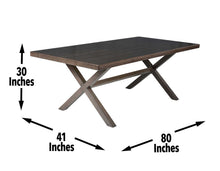 Load image into Gallery viewer, Marina - Rectangular Patio Table - Brown