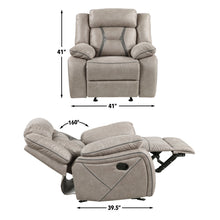 Load image into Gallery viewer, Tyson - Glider Recliner - Pearl Silver