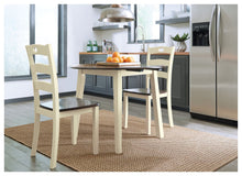 Load image into Gallery viewer, Woodanville - Cream / Brown - Round DRM Drop Leaf Table