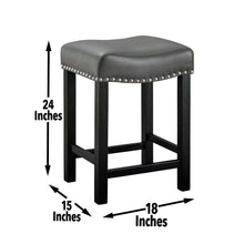 Load image into Gallery viewer, Aspen - Counter Stool (Set of 2) - Dark Gray