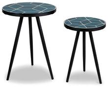 Load image into Gallery viewer, Clairbelle - Teal - Accent Table (Set of 2)
