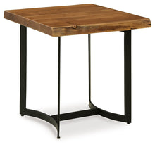 Load image into Gallery viewer, Fortmaine - Brown / Black - Rectangular End Table