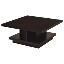 Load image into Gallery viewer, Reston - Square Engineered Wood Coffee Table - Cappuccino