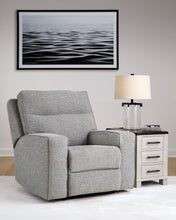 Load image into Gallery viewer, Biscoe - Pewter - Power Recliner /Adj Headrest