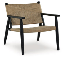 Load image into Gallery viewer, Halfmore - Black / Natural - Accent Chair