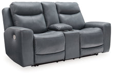 Load image into Gallery viewer, Mindanao - Power Reclining Loveseat With Console /Adj Hdrst
