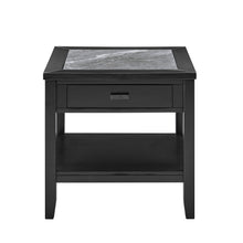 Load image into Gallery viewer, Garvine - Sintered Stone End Table - Black