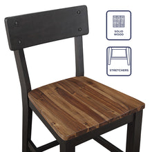 Load image into Gallery viewer, Bermuda - Counter Stool (Set of 2) - Black