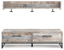 Load image into Gallery viewer, Neilsville - Whitewash - Bench With Coat Rack