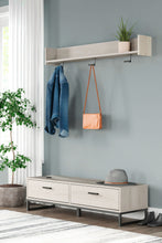 Load image into Gallery viewer, Socalle - Natural - Bench With Coat Rack