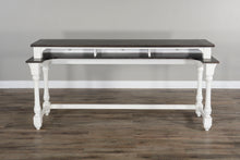 Load image into Gallery viewer, Carriage House - Console Table - White / Dark Brown