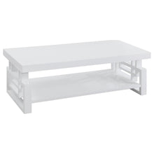 Load image into Gallery viewer, Schmitt - Rectangular Coffee Table - White High Gloss