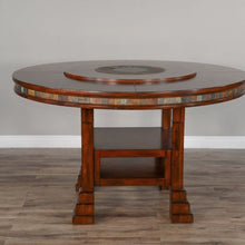 Load image into Gallery viewer, Santa Fe - 60&quot; Round Table With Lazy Susan - Dark Brown