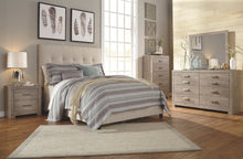 Load image into Gallery viewer, Culverbach - Gray - 5 Pc. - Dresser, Mirror, Queen Upholstered Bed, 2 Nightstands