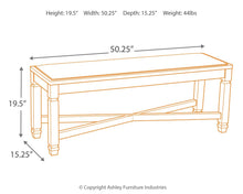 Load image into Gallery viewer, Bolanburg - Beige - Large UPH Dining Room Bench