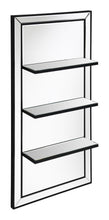 Load image into Gallery viewer, Oriel - Rectangular 3-Shelf Wall Mirror - Silver