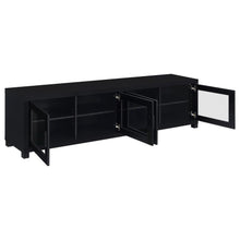 Load image into Gallery viewer, Jupiter - 4 Door Engineered Wood TV Stand - Black