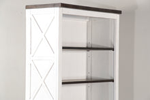 Load image into Gallery viewer, Carriage House - Bookcase / Open - White / Dark Brown