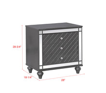 Load image into Gallery viewer, Refino - Nightstand - Dark Gunmetal