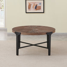 Load image into Gallery viewer, Chevron - Round Cocktail Table - Brown