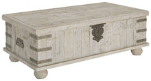 Load image into Gallery viewer, Carynhurst - White Wash Gray - Lift Top Cocktail Table