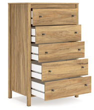 Load image into Gallery viewer, Bermacy - Light Brown - Five Drawer Chest