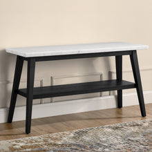 Load image into Gallery viewer, Vida - Marble Top Sofa Table - Black / White