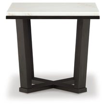 Load image into Gallery viewer, Fostead - White / Espresso - Square End Table