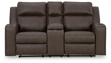 Load image into Gallery viewer, Lavenhorne - Granite - Dbl Rec Loveseat W/Console