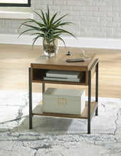 Load image into Gallery viewer, Fridley - Brown / Black - Rectangular End Table