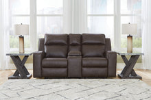 Load image into Gallery viewer, Lavenhorne - Granite - Dbl Rec Loveseat W/Console