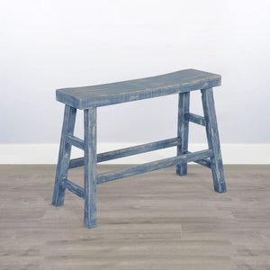 Marina - Bench With Wood Seat