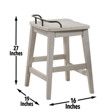 Load image into Gallery viewer, Pendleton - Counter Stool - White