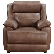 Load image into Gallery viewer, Ellington - Upholstered Padded Arm Accent Chair - Dark Brown