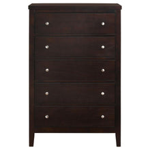 Load image into Gallery viewer, Carlton - 5-Drawer Bedroom Chest - Cappuccino