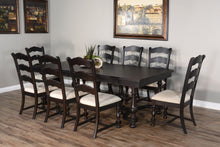 Load image into Gallery viewer, Scottsdale - Ladderback Side Chair With Cushion Seat - Black / White