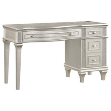 Load image into Gallery viewer, Evangeline - 4-Drawer Vanity Desk Makeup Table - Silver Oak