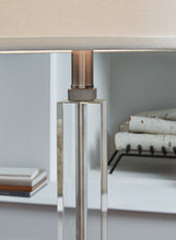 Load image into Gallery viewer, Deccalen - Clear / Silver Finish - Crystal Table Lamp