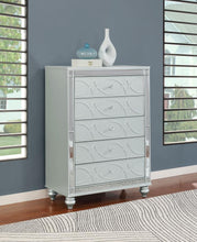 Load image into Gallery viewer, Gunnison - 5-Drawer Bedroom Chest - Silver Metallic