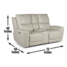 Load image into Gallery viewer, Laurel - Dual Power Console Loveseat