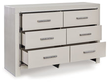 Load image into Gallery viewer, Zyniden - Silver - Six Drawer Dresser