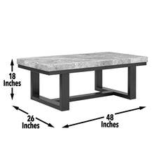 Load image into Gallery viewer, Lucca - Marble Top Coffee Table - Gray