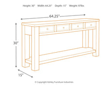 Load image into Gallery viewer, Gavelston - Black - Sofa Table