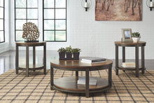 Load image into Gallery viewer, Roybeck - Light Brown / Bronze - Occasional Table Set (Set of 3)