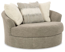 Load image into Gallery viewer, Creswell - Stone - Oversized Swivel Accent Chair