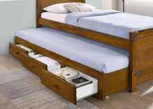 Load image into Gallery viewer, Granger - Wood Twin Storage Captains Bed - Rustic Honey